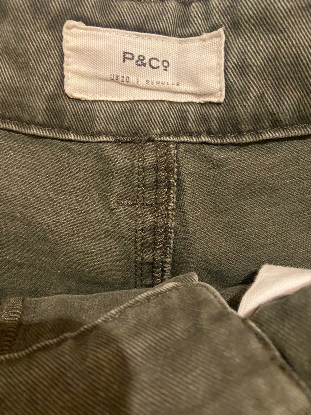 SURPLUS HIGH WAISTED PANTS - KHAKI - Picture 6 of 9